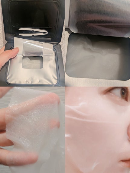 ブラックPDRN デイリーシートマスク/ネイチャーリパブリック/シートマスク・パックを使ったクチコミ(2枚目)