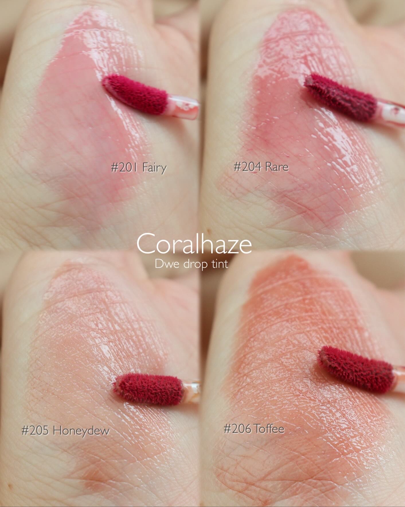 デュー ドロップ ティント/Coralhaze/リップティントを使ったクチコミ（3枚目）