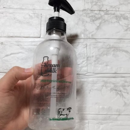 マイルドフェミニンクレンザー/Kream Milk/ボディソープを使ったクチコミ(1枚目)