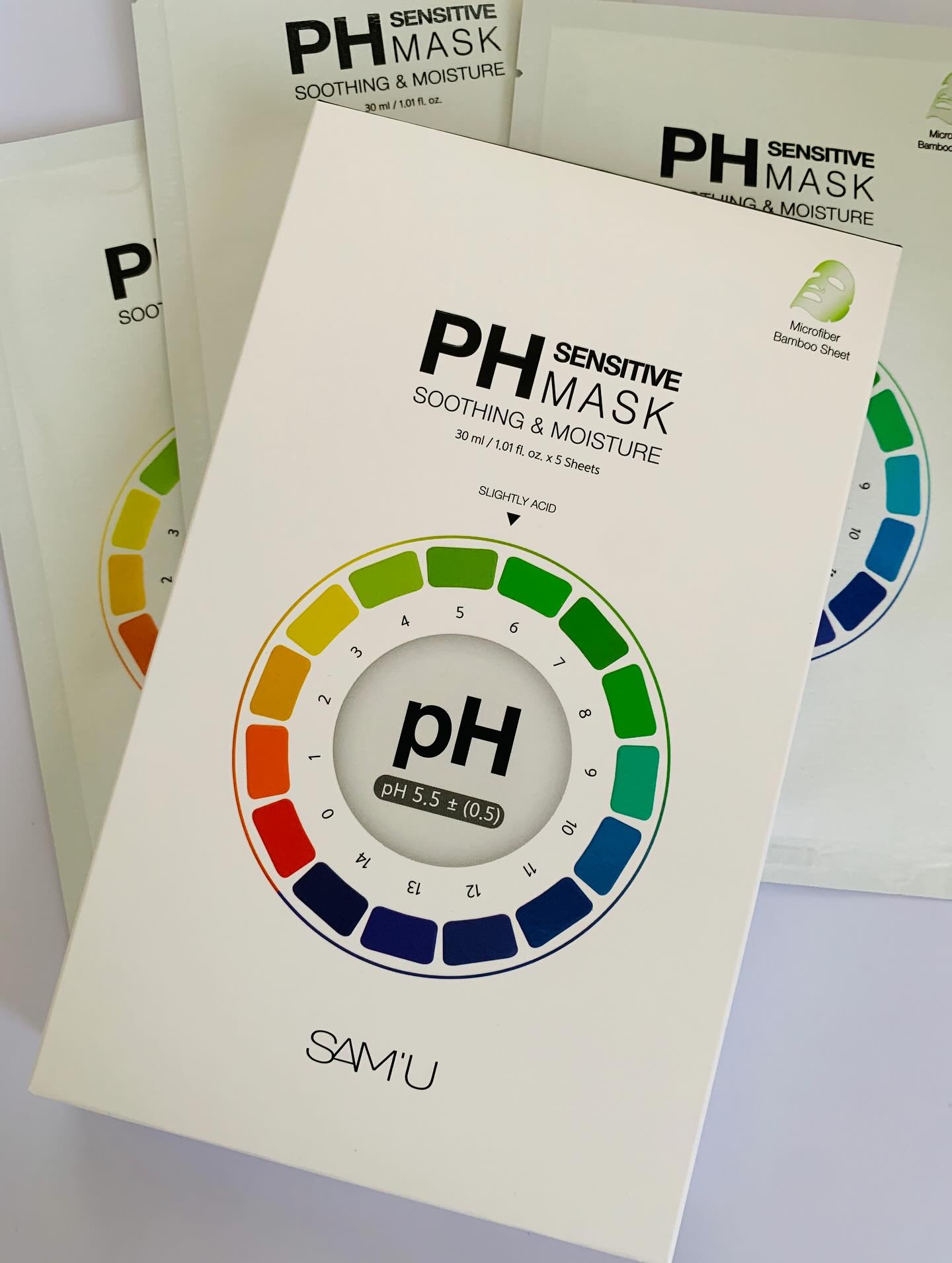PHセンシティブマスクスージング＆モイスト/SAM'U/シートマスク・パックを使ったクチコミ（3枚目）