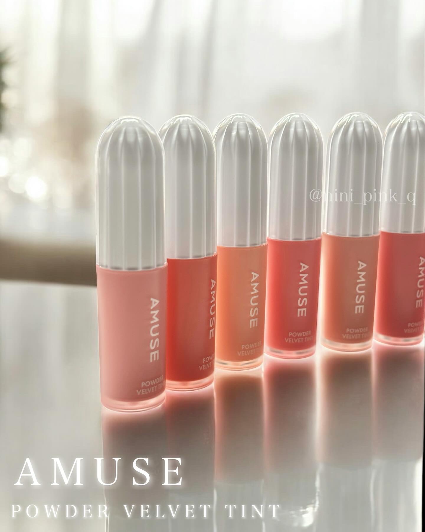 パウダーベルベットティント/AMUSE/リップティントを使ったクチコミ（2枚目）
