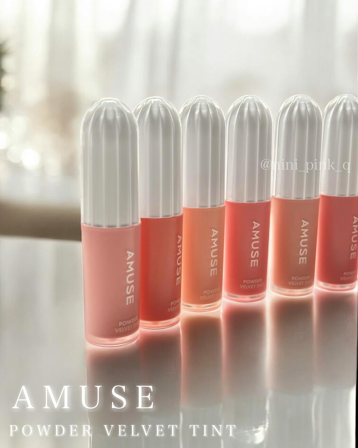 パウダーベルベットティント/AMUSE/リップティントを使ったクチコミ(2枚目)