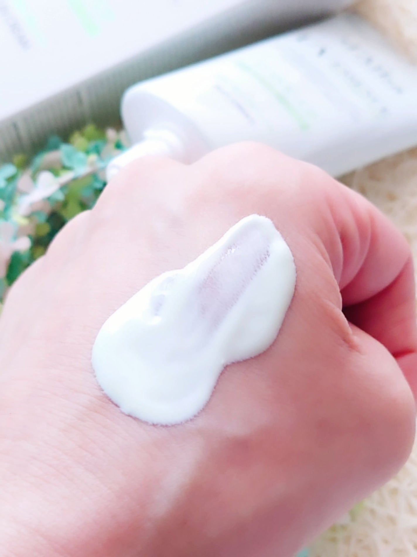 クリーンティーツリーリポソームトーンアップサンクリーム(グリーン)/ダルバ/日焼け止めクリームを使ったクチコミ(5枚目)