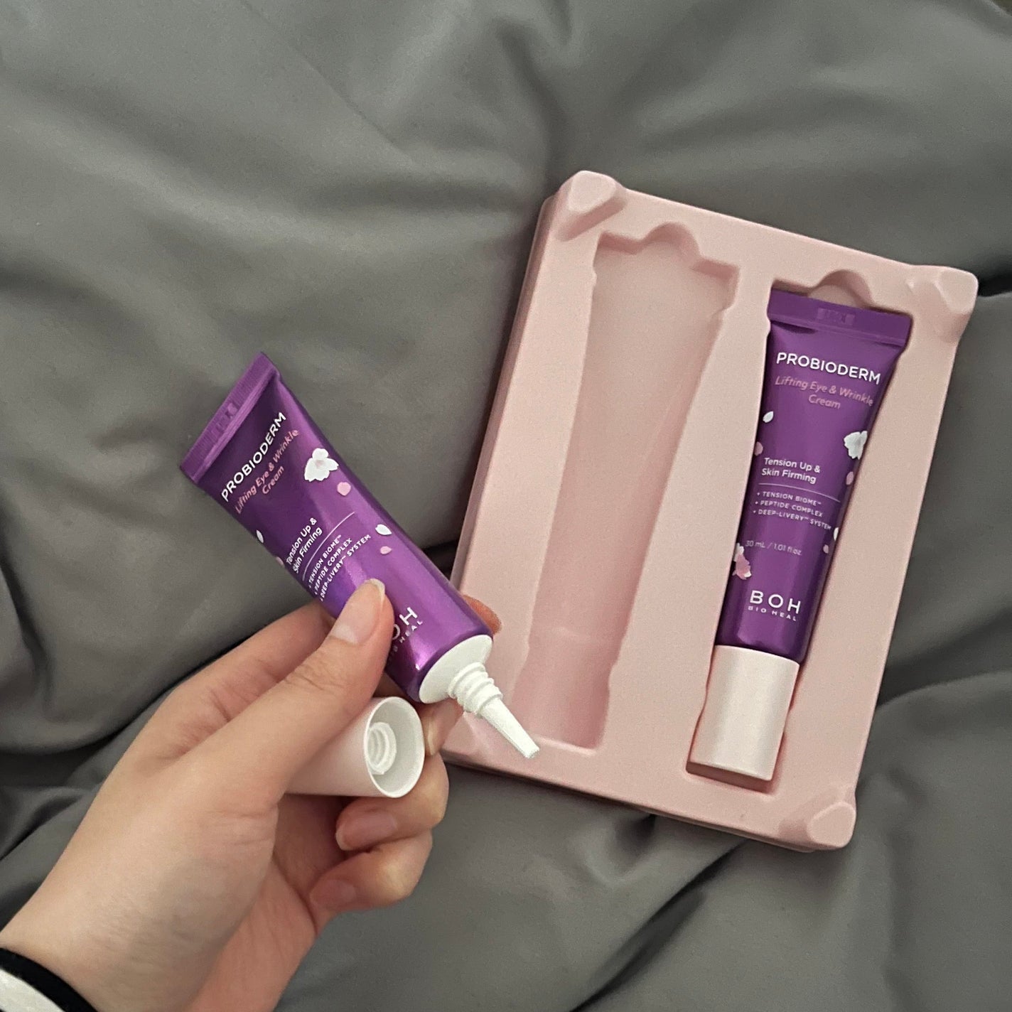 プロバイオダーム リフティング アイリンクルクリーム/BIOHEAL BOH/アイケア・アイクリームを使ったクチコミ(3枚目)