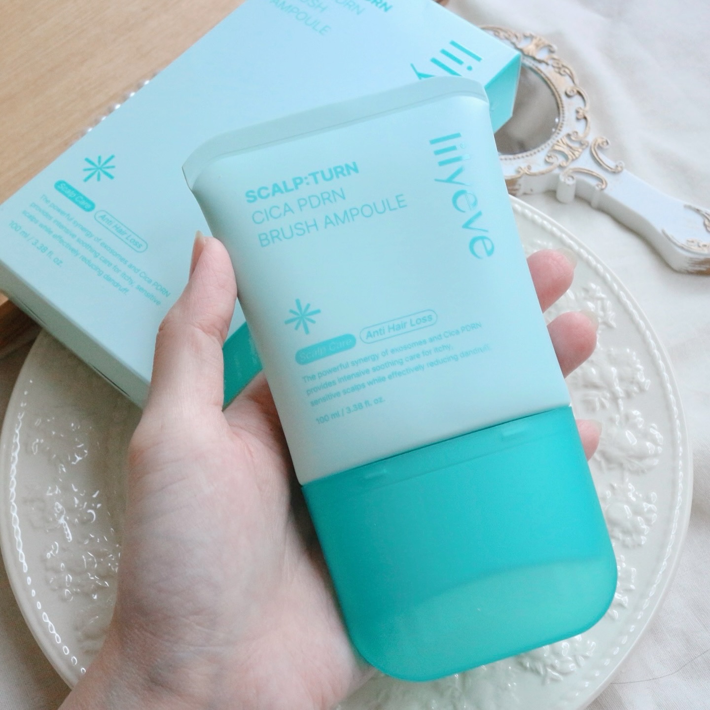 スカルプターンヘアアンプル/リリーイブ/頭皮ローションを使ったクチコミ（2枚目）