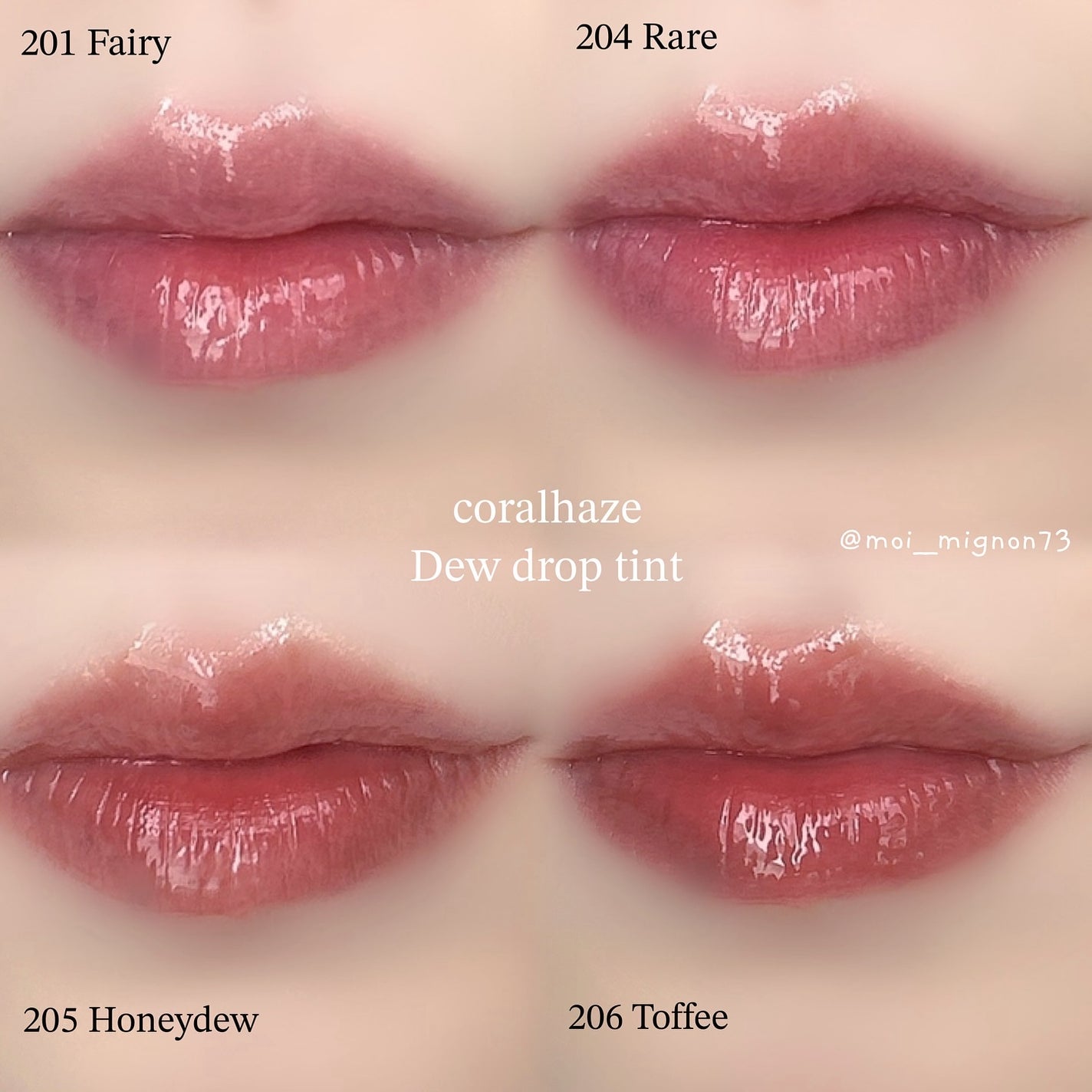 デュー ドロップ ティント/Coralhaze/リップティントを使ったクチコミ(2枚目)