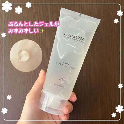 ラゴム ジェルトゥウォーター クレンザー(朝用洗顔)/LAGOM /その他洗顔料を使ったクチコミ(1枚目)