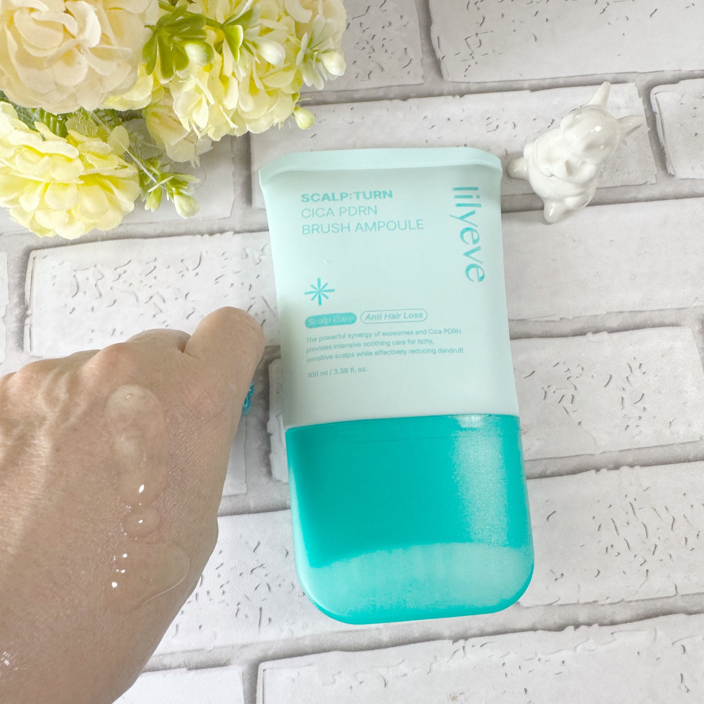 スカルプターンヘアアンプル/リリーイブ/頭皮ローションを使ったクチコミ(4枚目)