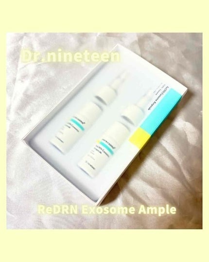 ReDRNエクソソームアンプル/Dr.nineteen/美容液を使ったクチコミ(1枚目)