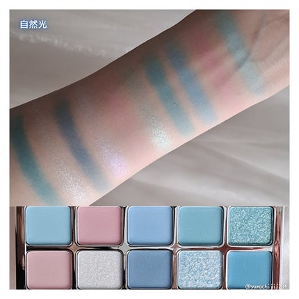 10色アイシャドウパレット/SHEDELLA/アイシャドウパレットを使ったクチコミ(5枚目)