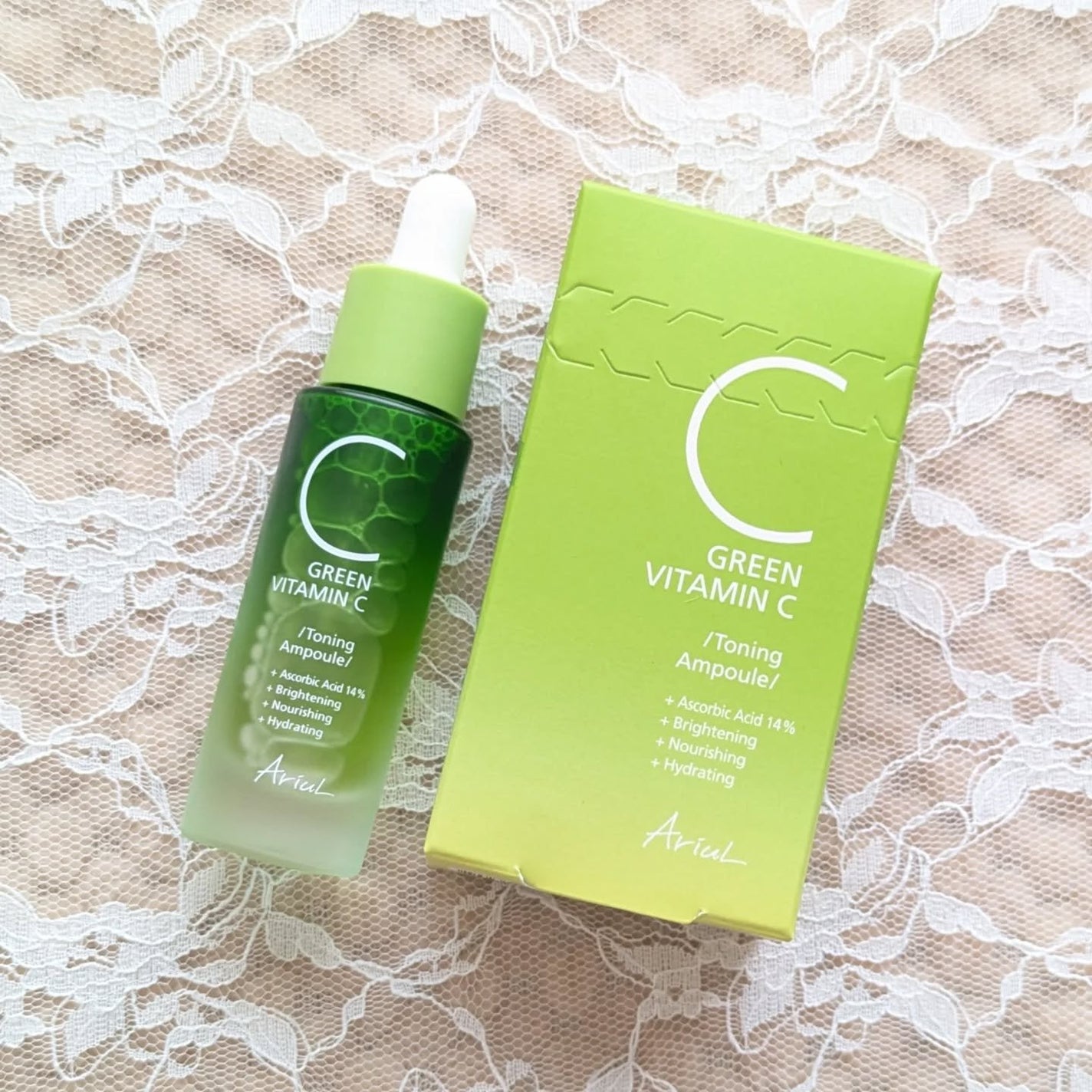 アリウル グリーンビタミンC トーニングセラム(アンプル)/Ariul/美容液を使ったクチコミ(6枚目)