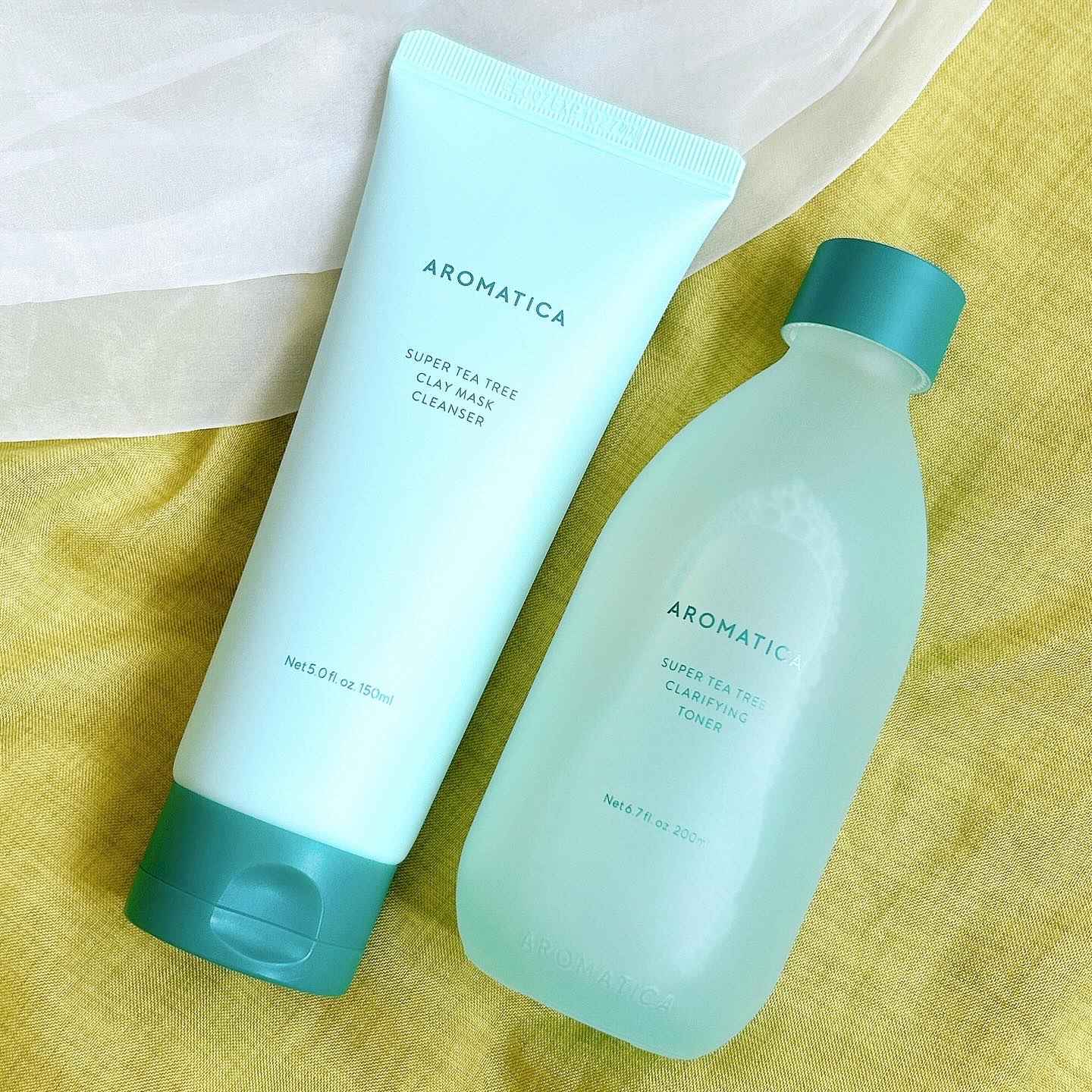 スーパーティーツリークレイマスククレンザー/AROMATICA/洗顔フォームを使ったクチコミ（2枚目）