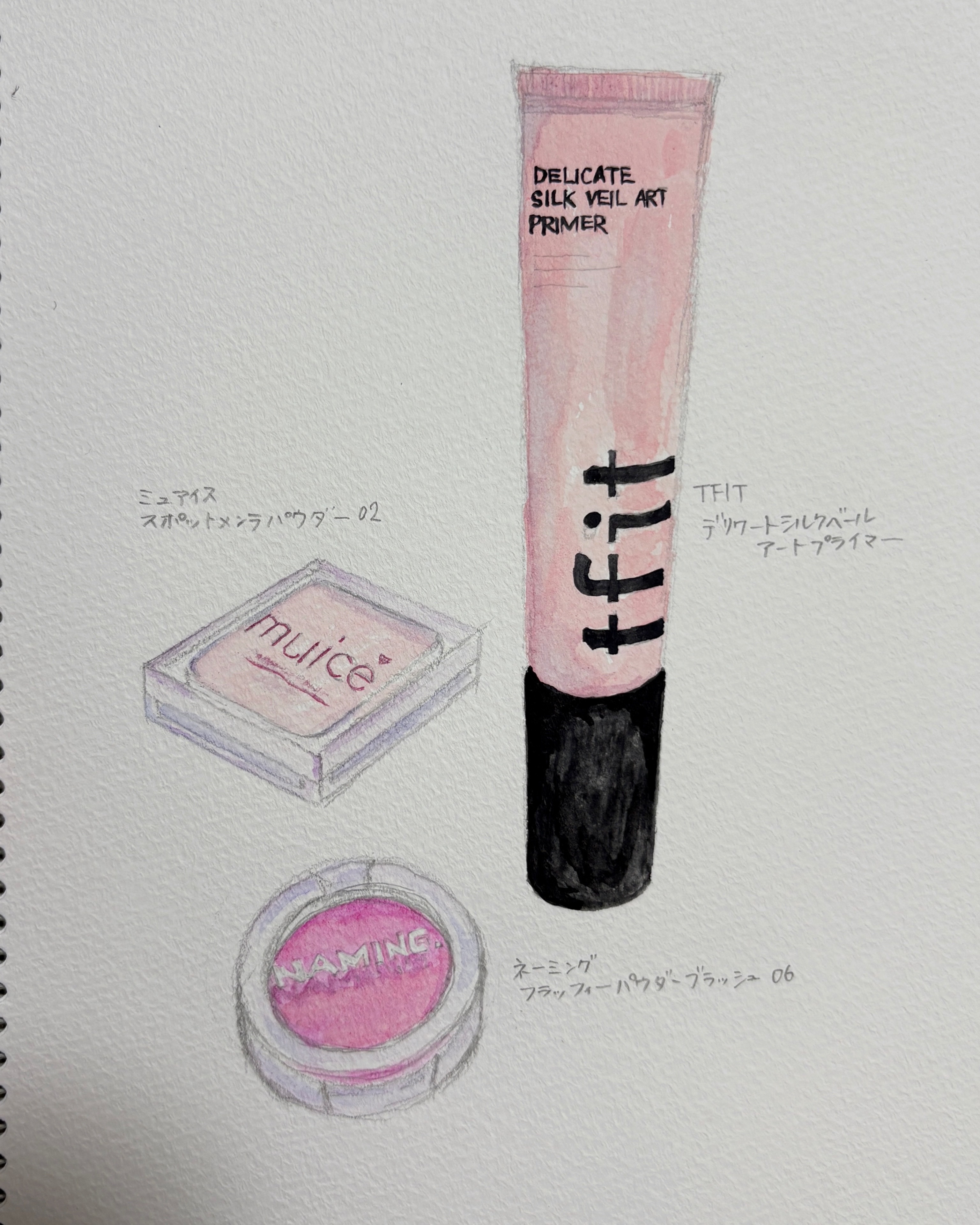 ネーミング フラッフィーパウダーブラッシュ/NAMING./パウダーチークを使ったクチコミ（1枚目）