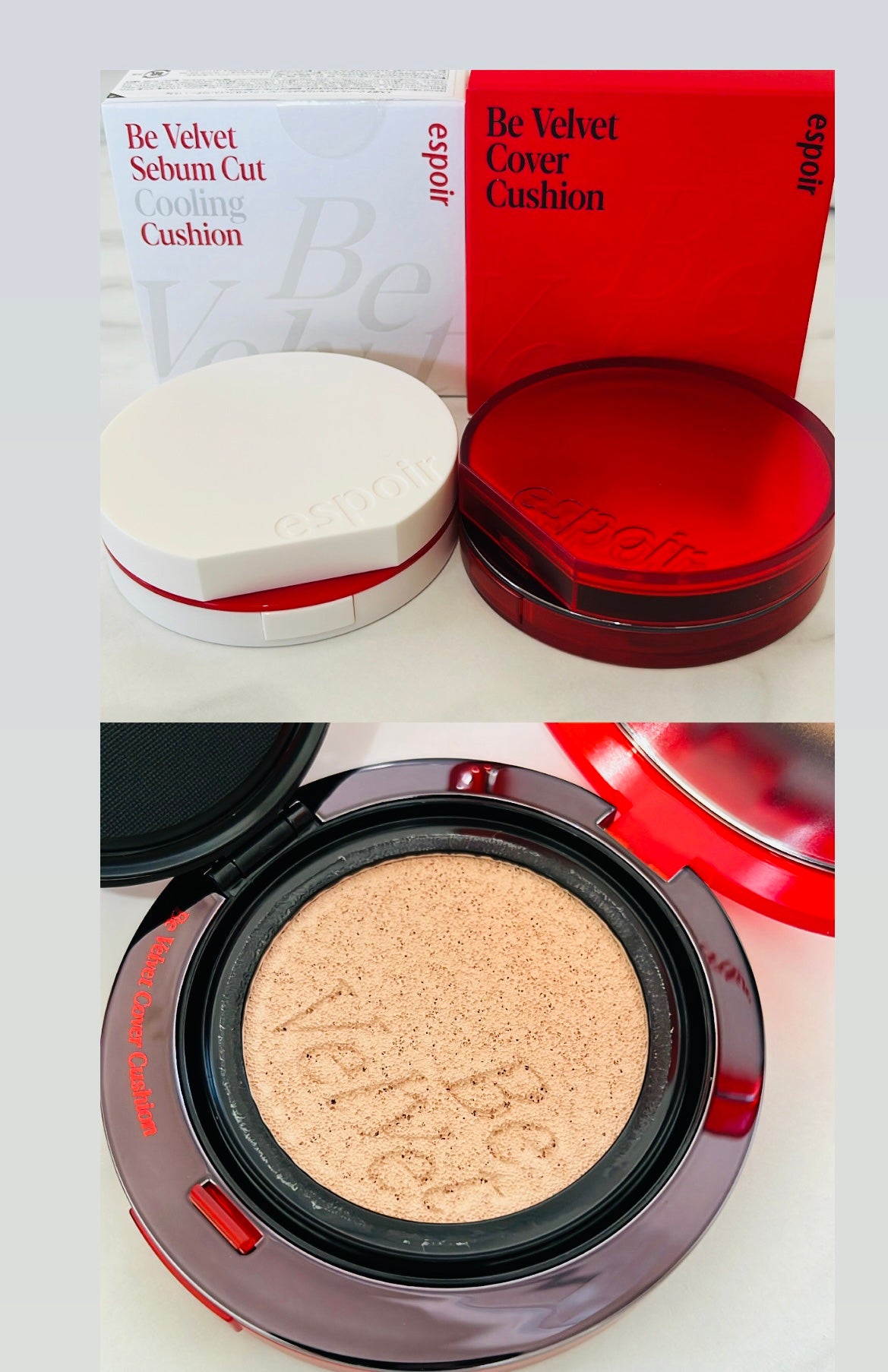 ビーベルベットカバークッション/espoir/クッションファンデーションを使ったクチコミ(2枚目)