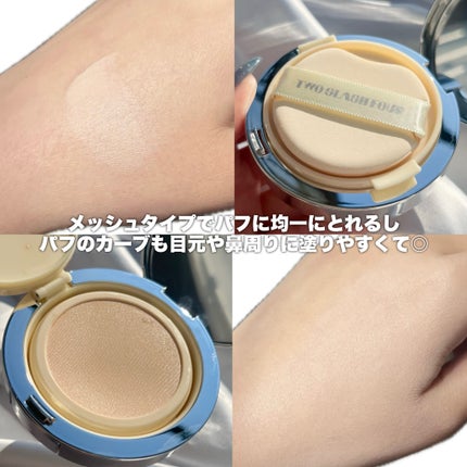 エンジェリックサテンクッション/TWO SLASH FOUR/クッションファンデーションを使ったクチコミ(2枚目)