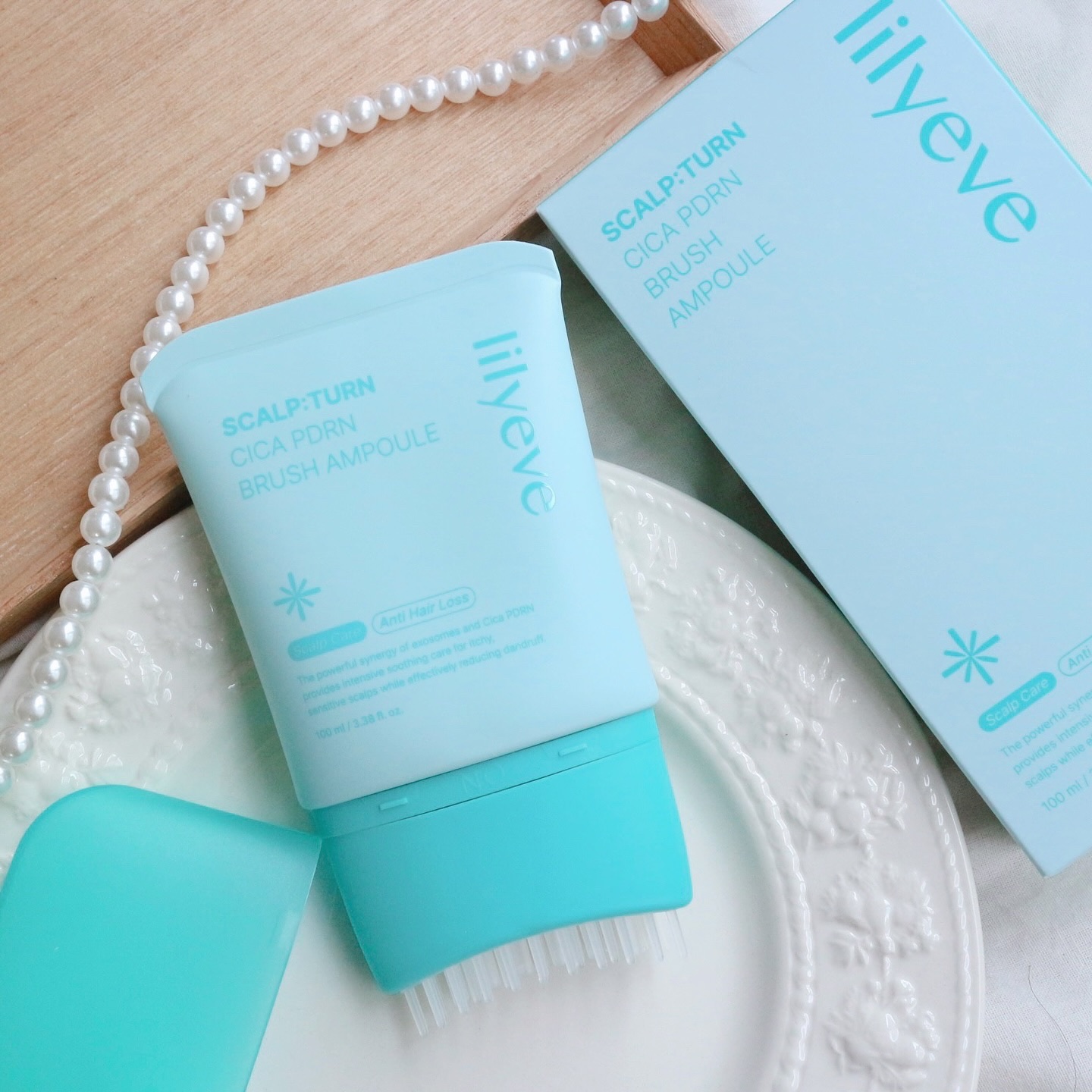 スカルプターンヘアアンプル/リリーイブ/頭皮ローションを使ったクチコミ（1枚目）