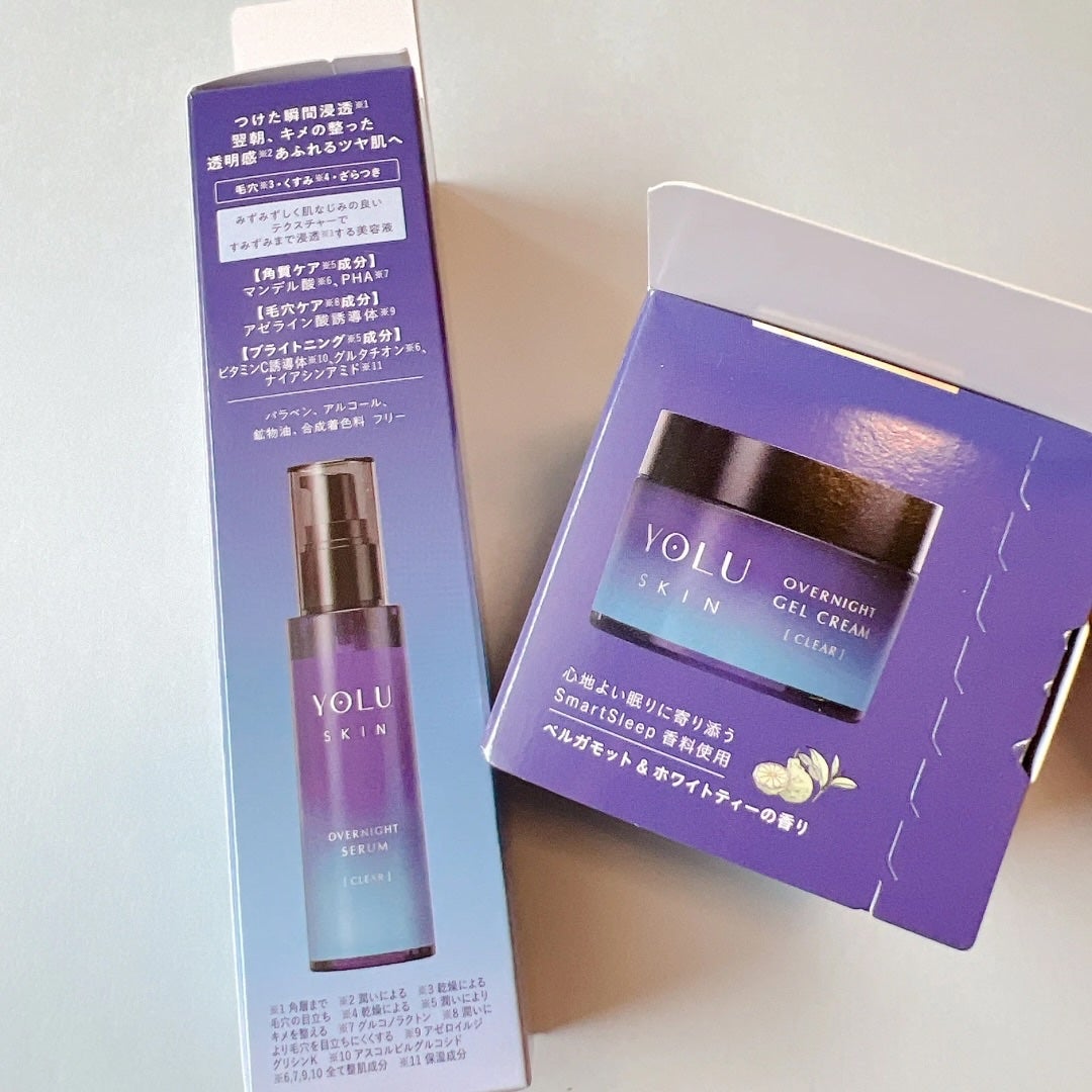 ヨル スキン オーバーナイトセラム クリア/YOLU/美容液を使ったクチコミ(3枚目)