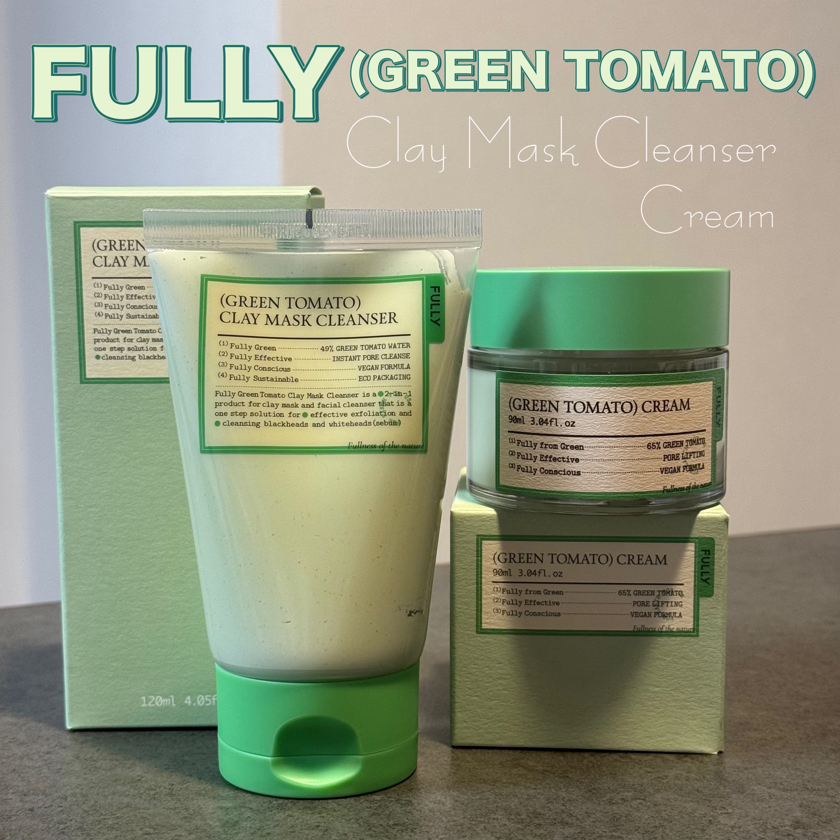 グリーントマトクリーム/FULLY/フェイスクリームを使ったクチコミ（1枚目）