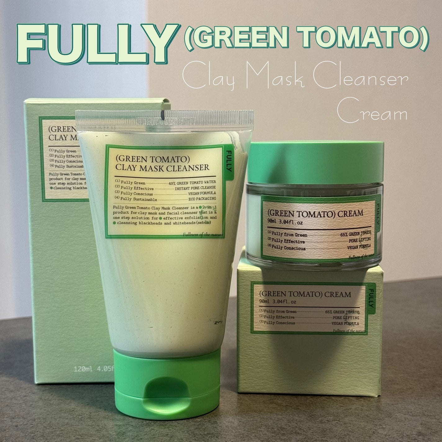 グリーントマトクレイマスククレンザー/FULLY/洗い流すパック・マスクを使ったクチコミ(1枚目)