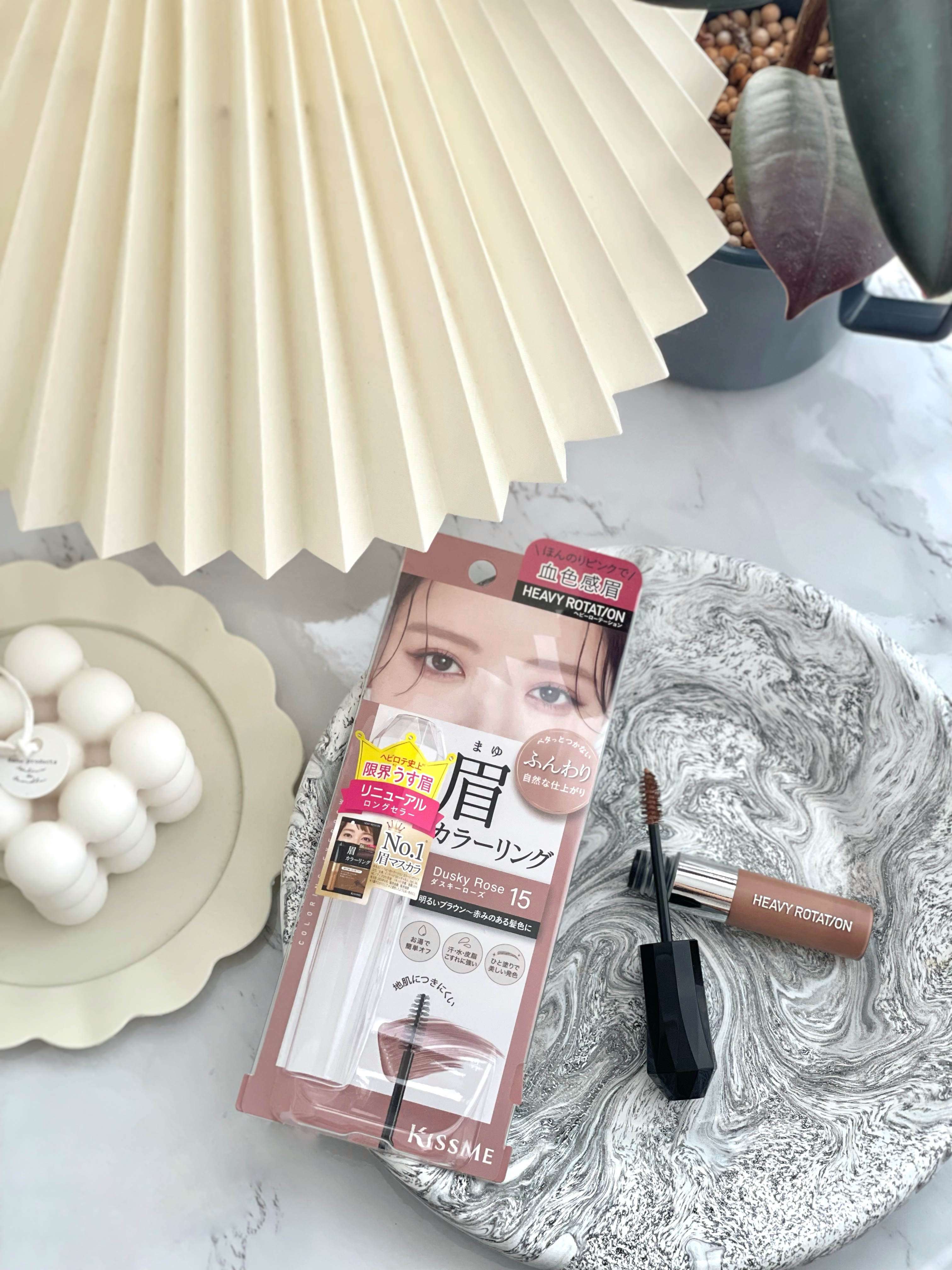 ヘビーローテーション カラーリングアイブロウEX/ヘビーローテーション/眉マスカラを使ったクチコミ（2枚目）