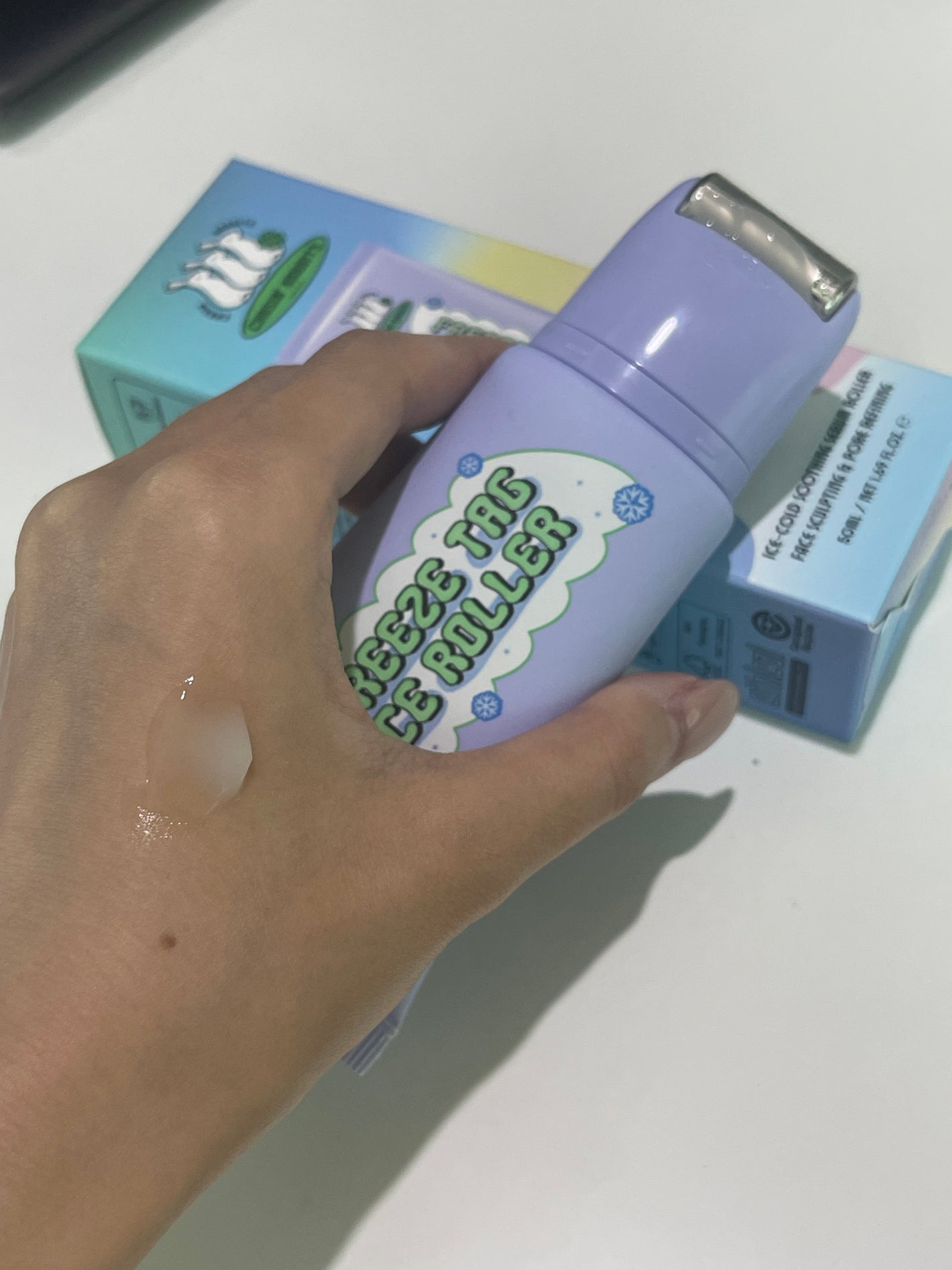 フリーズタグアイスローラー/CHASIN'RABBITS/美容液を使ったクチコミ(2枚目)