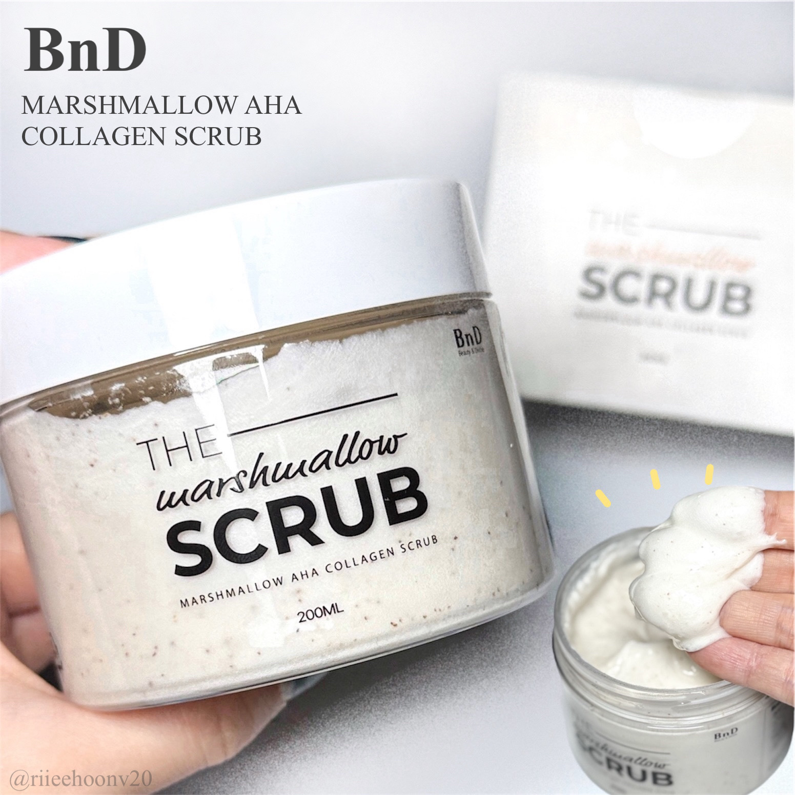 BnD マシュマロ コラーゲン AHA スクラブ /BnD/ボディスクラブを使ったクチコミ（1枚目）