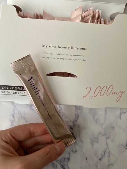 リポソーム生ビタミンC/Yunth/美容サプリメントを使ったクチコミ(2枚目)