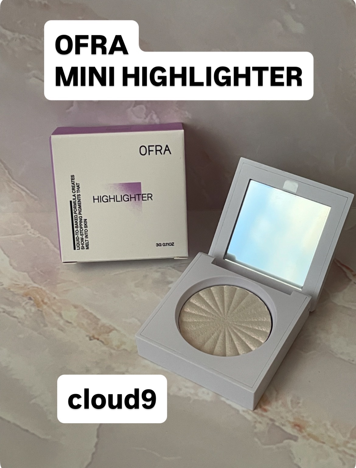 OFRA mini Highlighter/Ofra Cosmetics/パウダーハイライトを使ったクチコミ（1枚目）