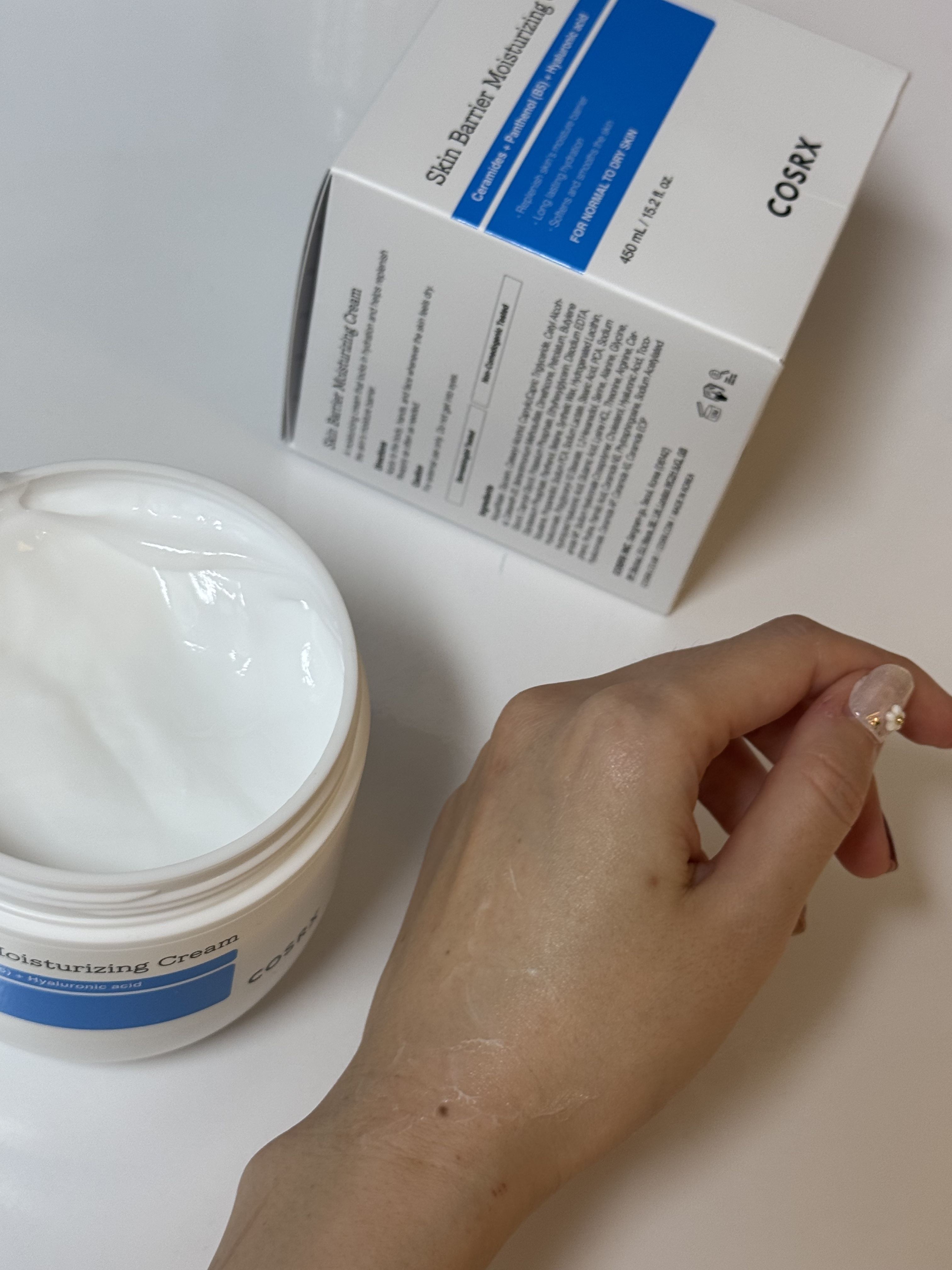 スキンバリア モイスチャライジングクリーム/COSRX/ボディクリームを使ったクチコミ（3枚目）