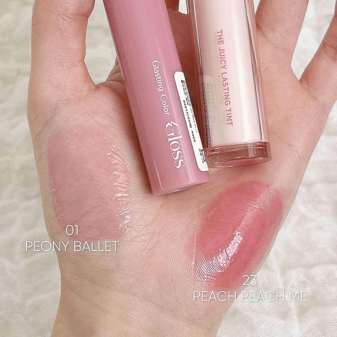 ザ ジューシーラスティングティント/rom&nd/リップティントを使ったクチコミ（2枚目）