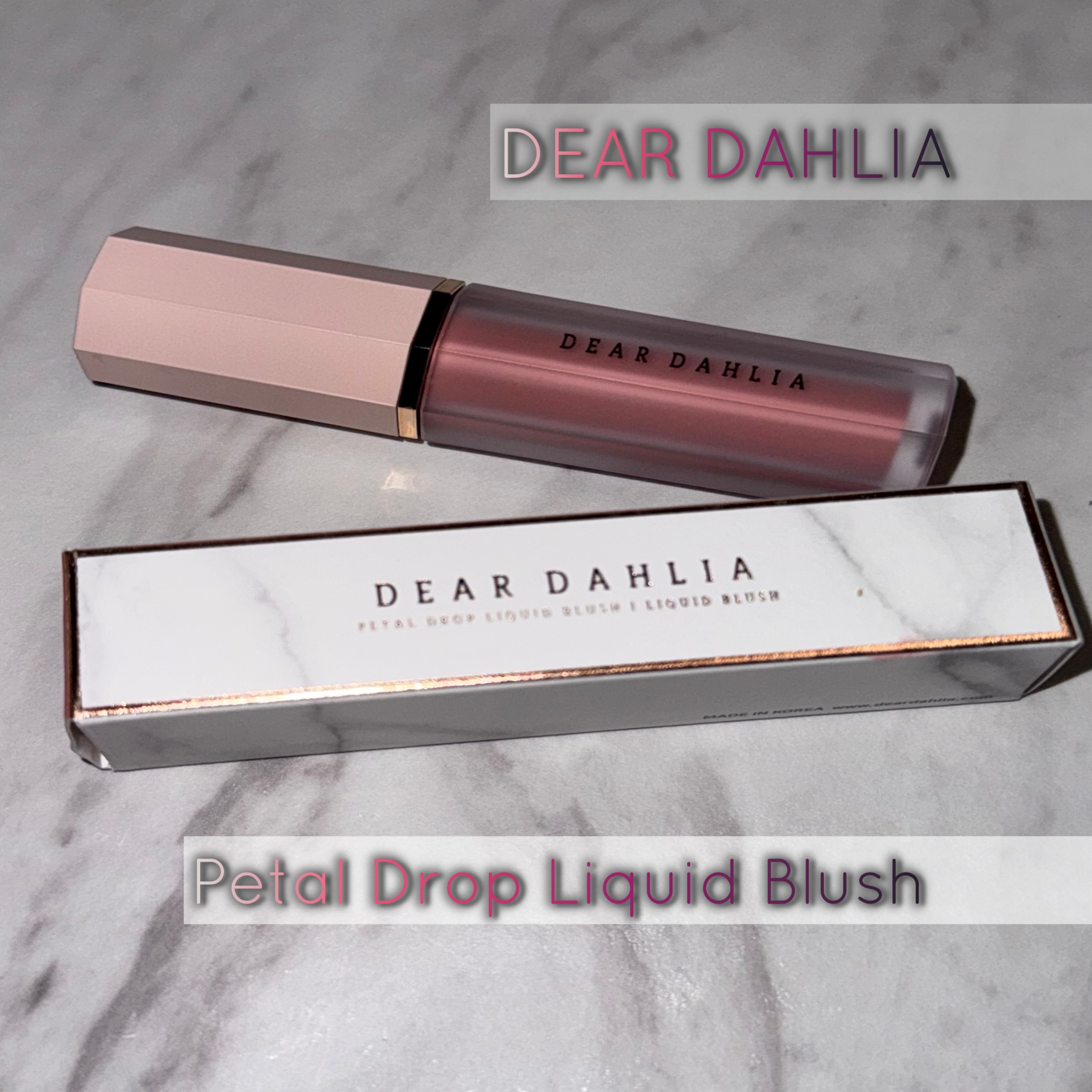 ペタルドロップリキッドブラッシャー/DEAR DAHLIA/リキッドチークを使ったクチコミ（1枚目）