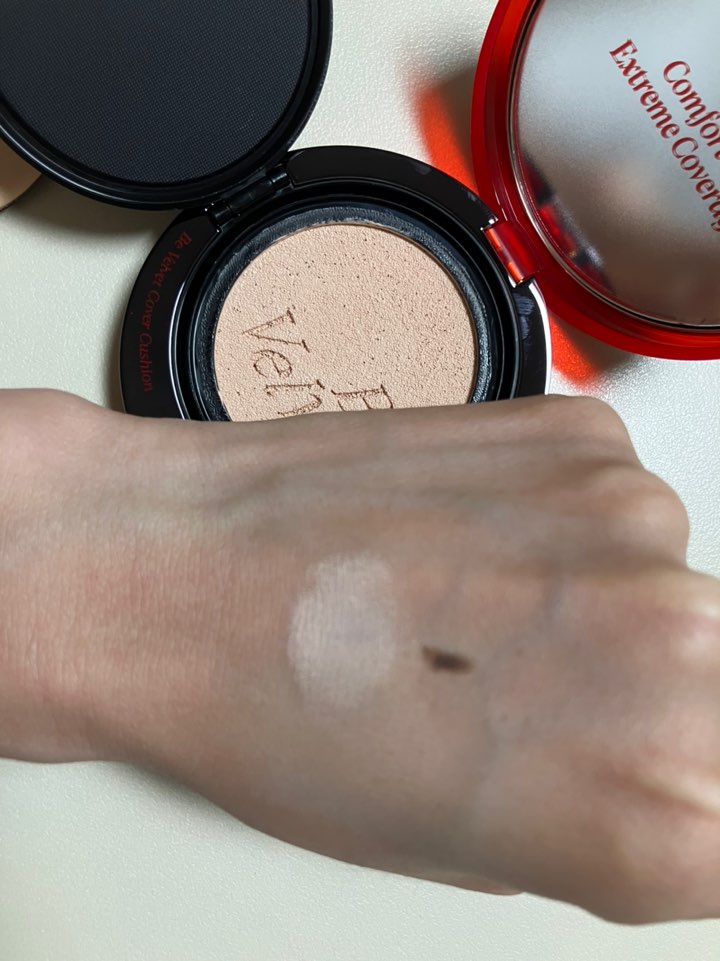 ビーベルベットカバークッション/espoir/クッションファンデーションを使ったクチコミ（1枚目）