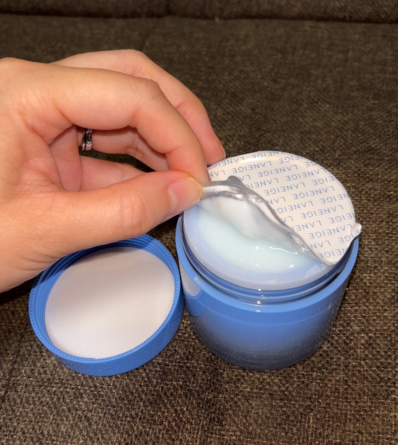 ウォータースリーピングマスク N/LANEIGE/フェイスクリームを使ったクチコミ(3枚目)