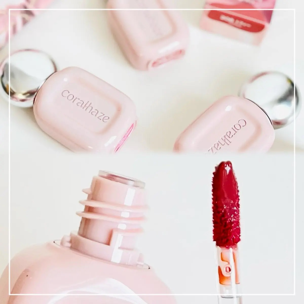 デュー ドロップ ティント/Coralhaze/リップティントを使ったクチコミ（2枚目）