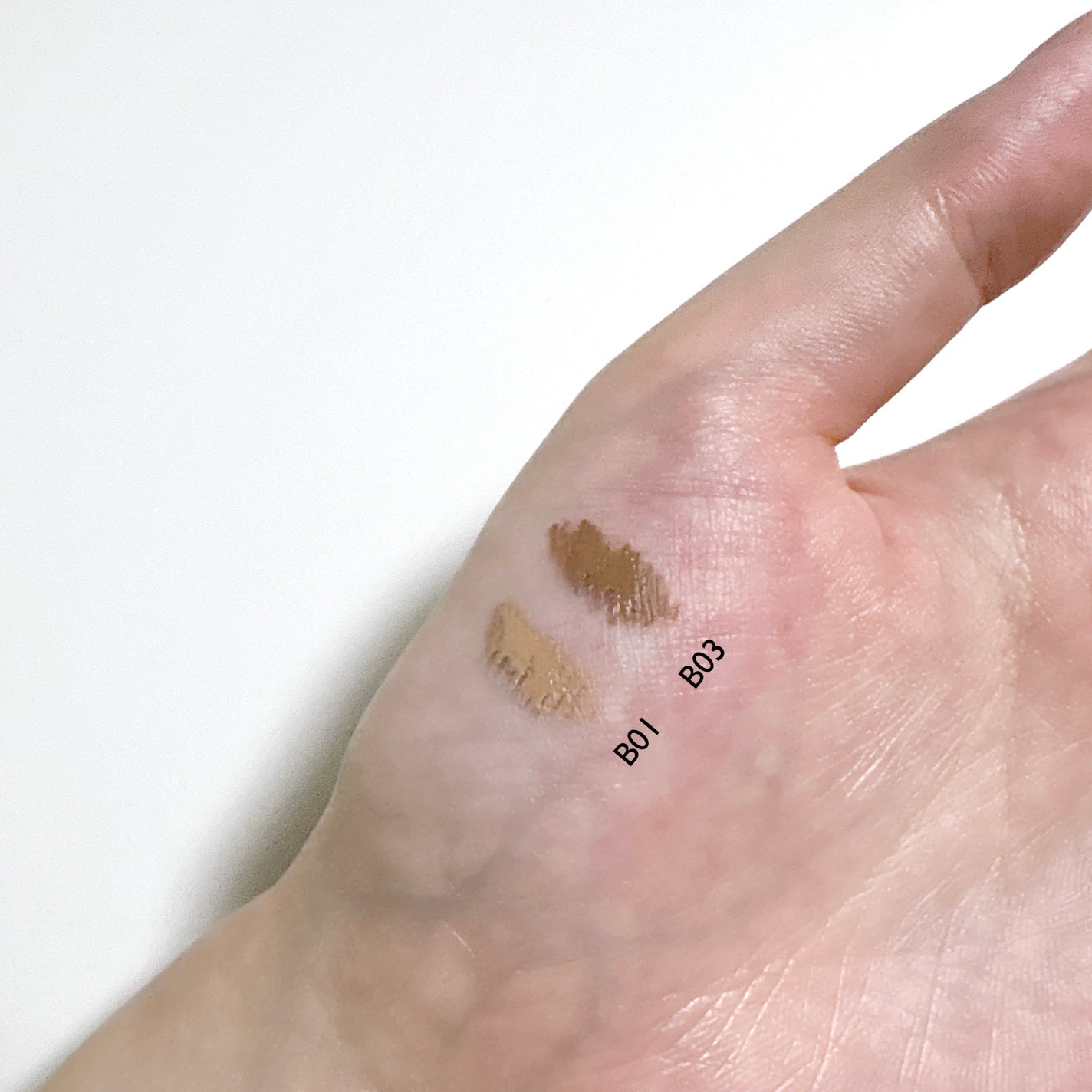 インスパイアスキニーブロウカラ/mude/眉マスカラを使ったクチコミ(2枚目)