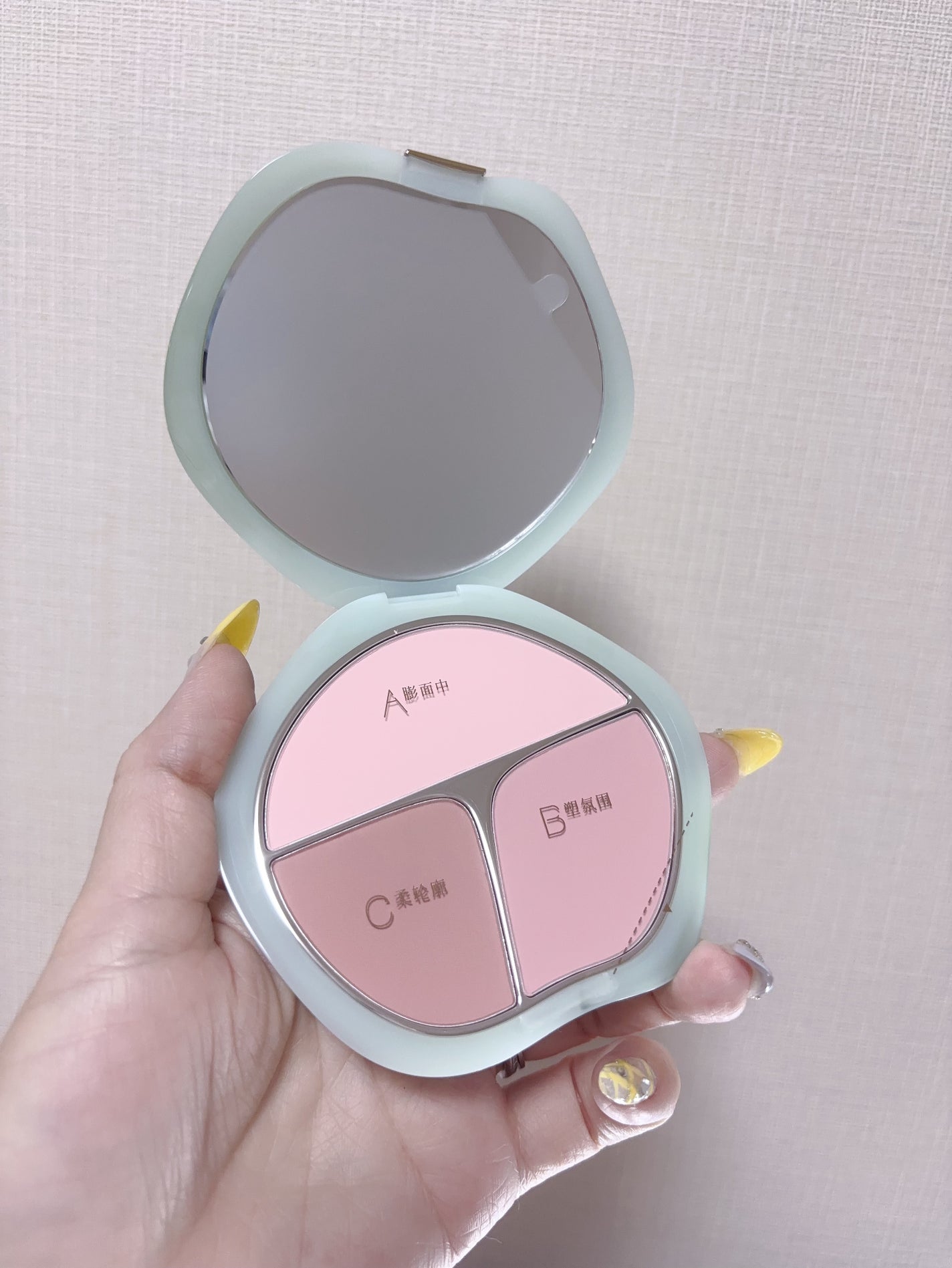 TIMAGE  3色チークパレット/TIMAGE/パウダーチークを使ったクチコミ(2枚目)