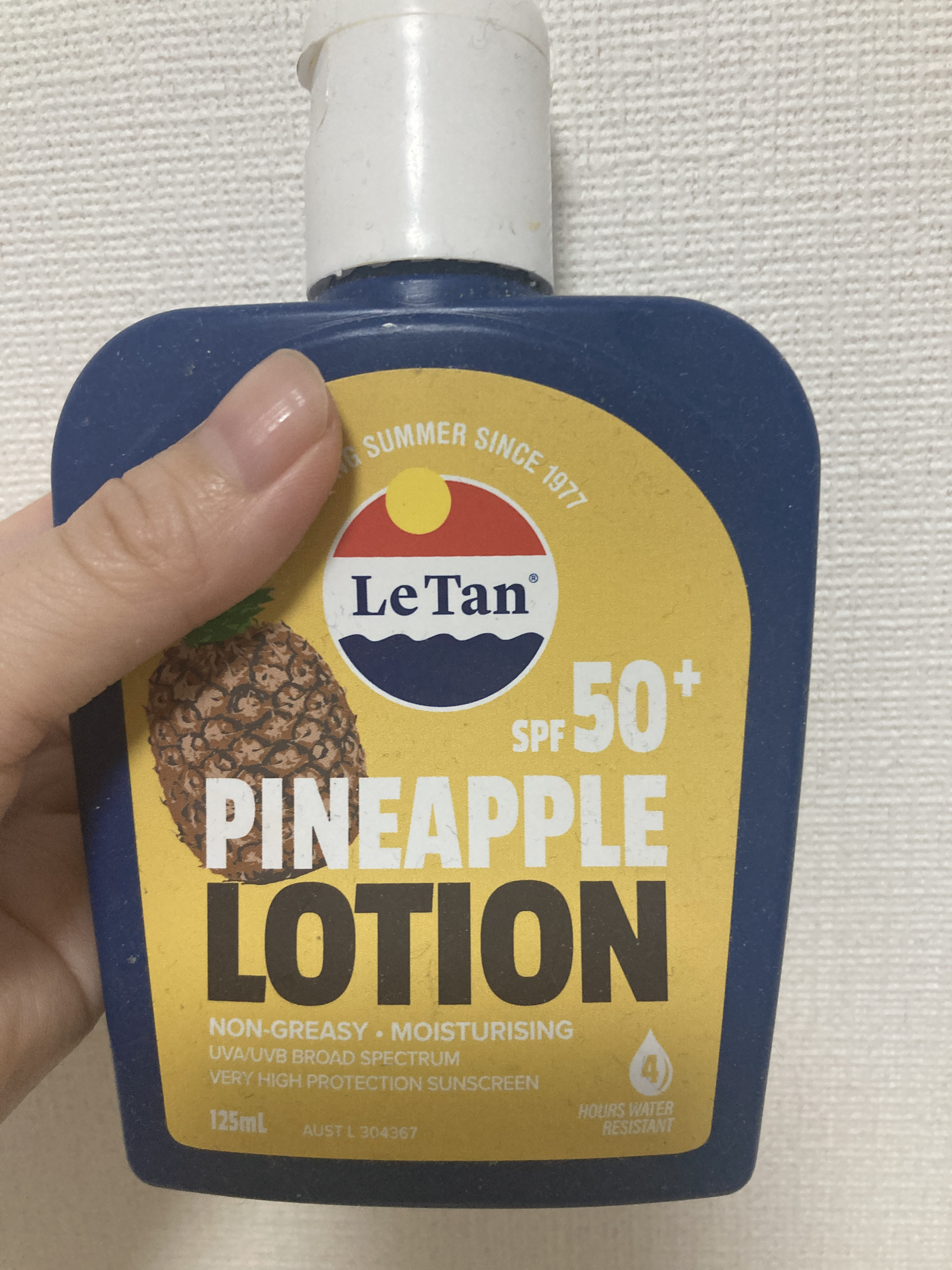 フルーツ香る日焼け止め/Le Tan/日焼け止めローションを使ったクチコミ（1枚目）