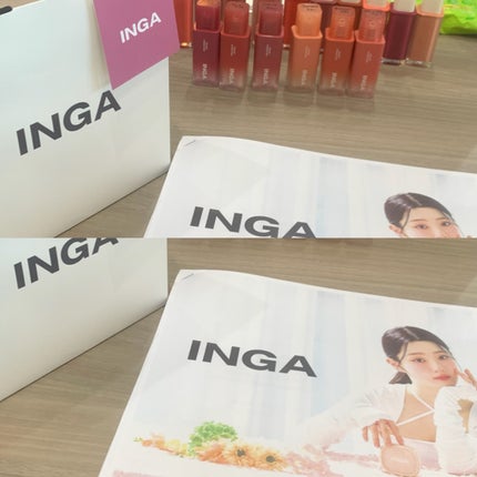 ベルベットシューティント/INGA/リップティントを使ったクチコミ(3枚目)