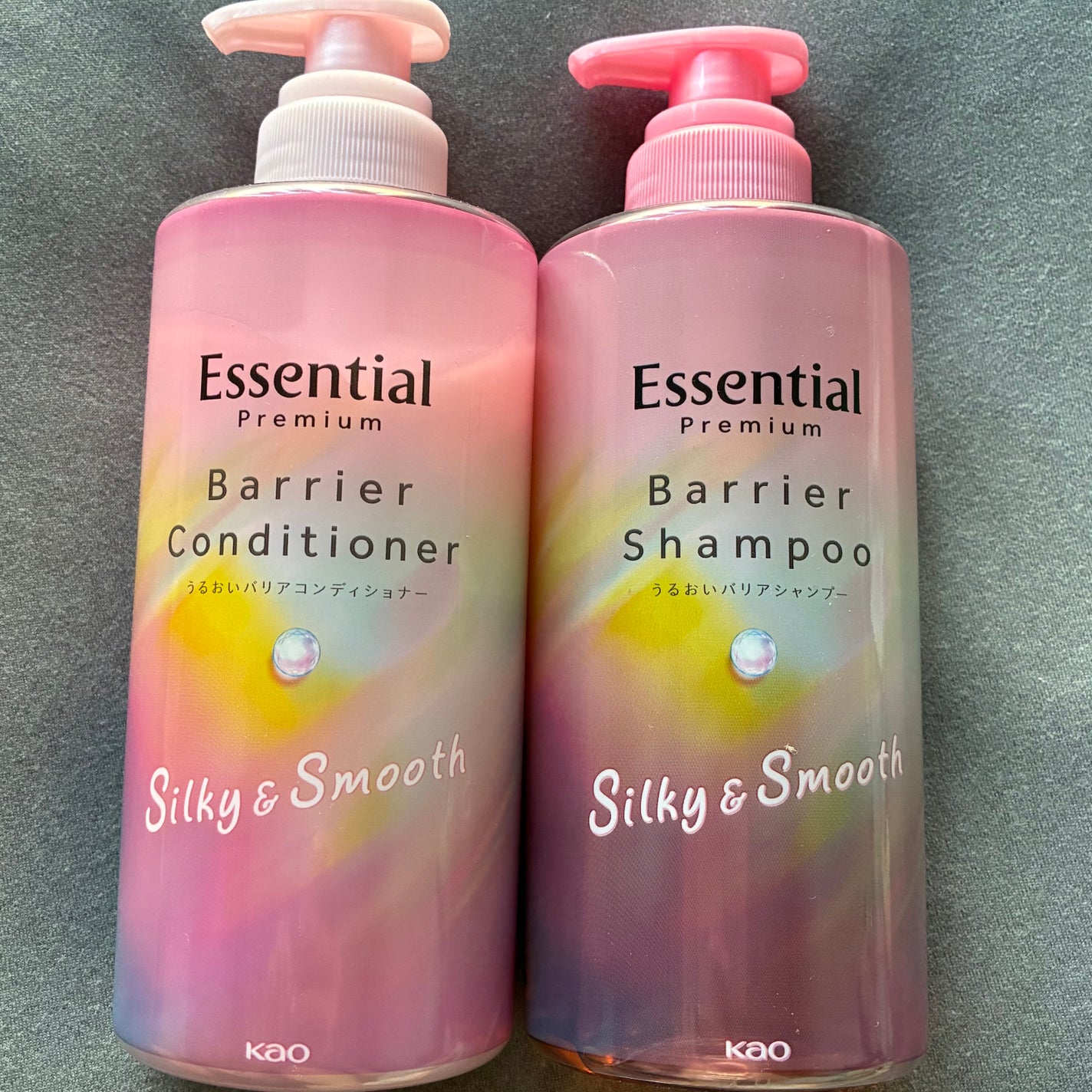 エッセンシャルプレミアム バリアシャンプー・コンディショナー シルキー&スムース/エッセンシャル/市販シャンプーを使ったクチコミ(1枚目)