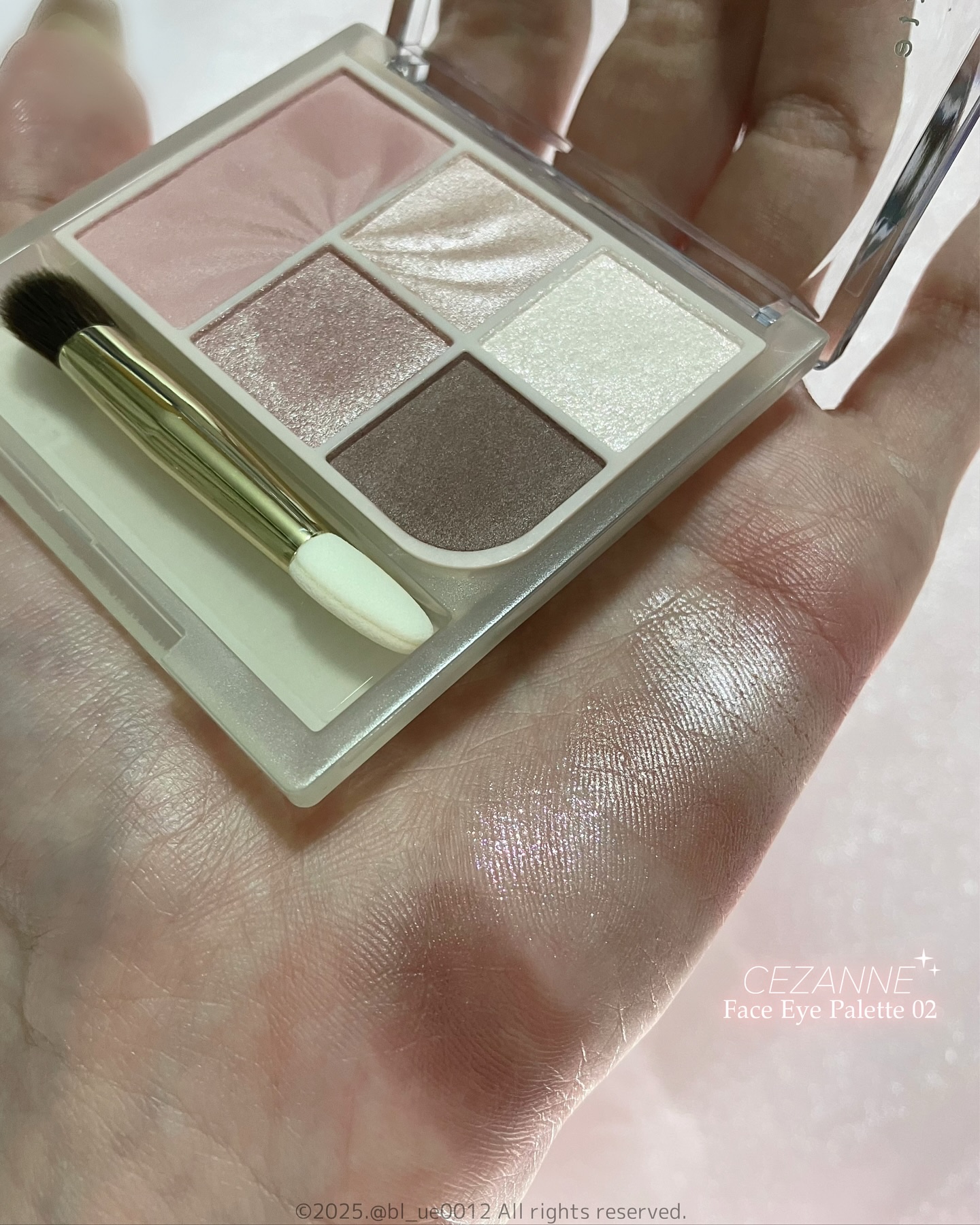 フェイスアイパレット/CEZANNE/アイシャドウを使ったクチコミ（3枚目）