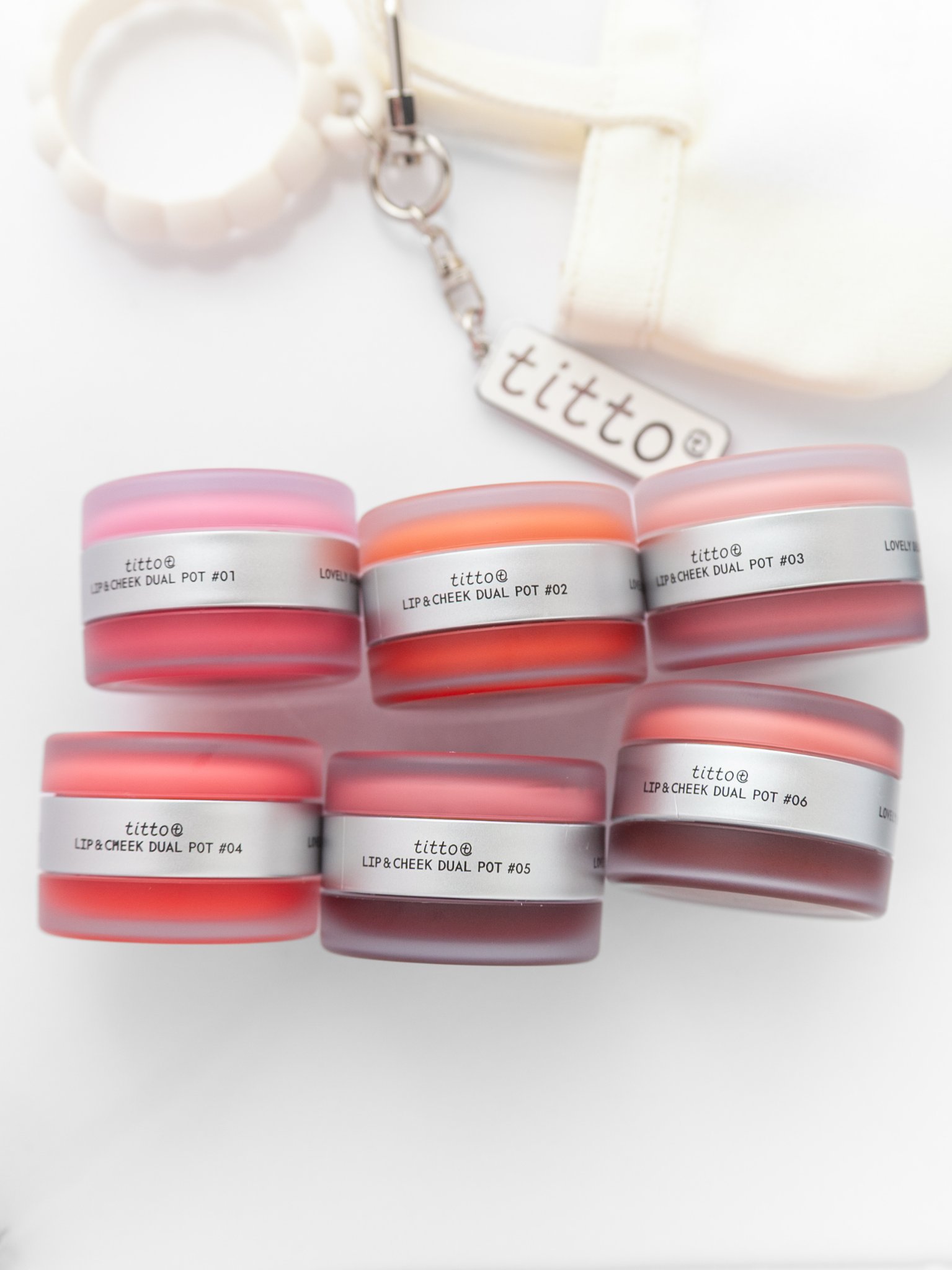 リップアンドチークデュアルポット/titto/口紅を使ったクチコミ（2枚目）