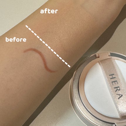 リフレクション スキン グロウ クッション ファンデーション/HERA/クッションファンデーションを使ったクチコミ(3枚目)