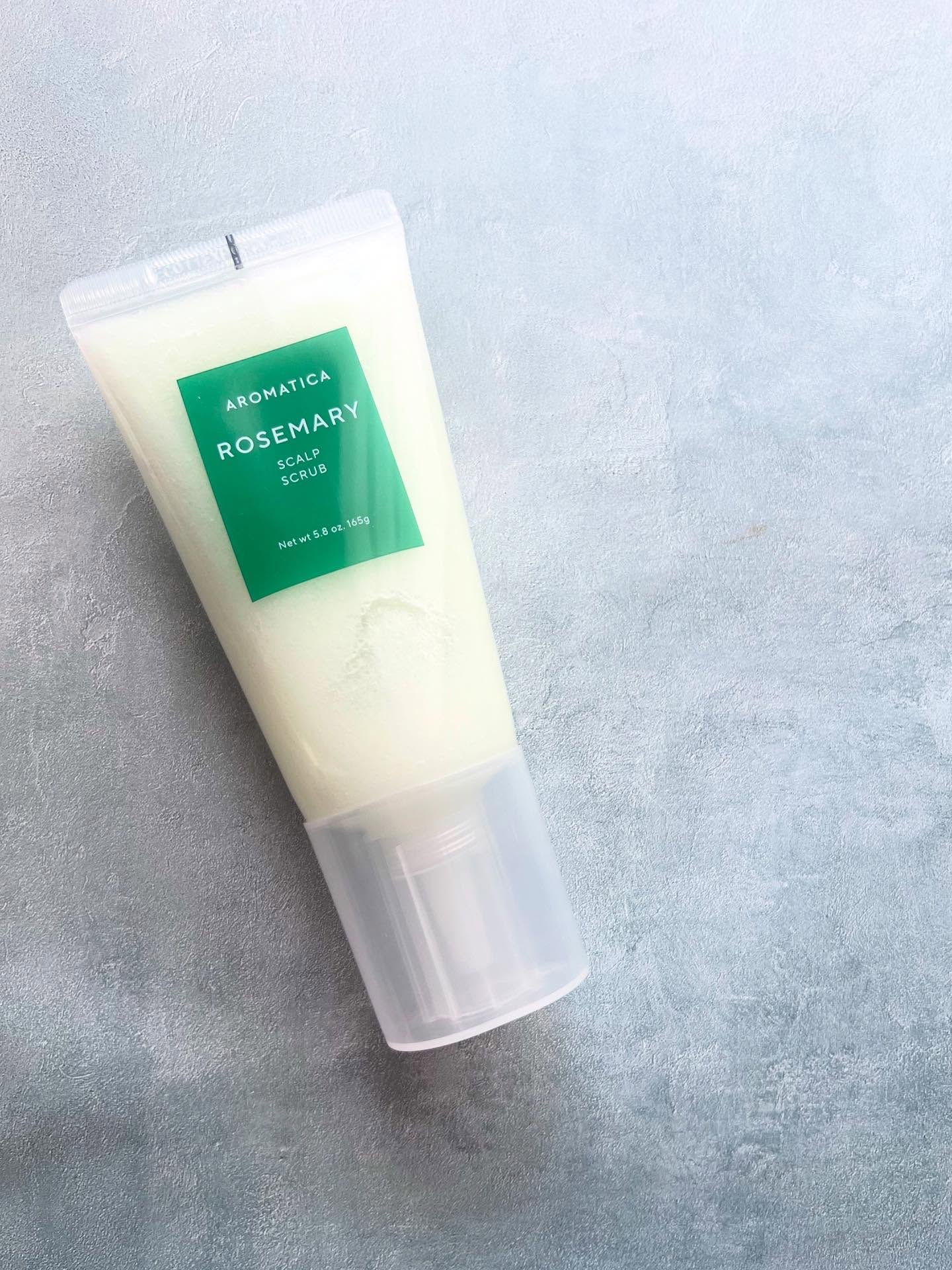 ローズマリー スカルプ スクラブ/AROMATICA/ヘッドスクラブを使ったクチコミ（1枚目）