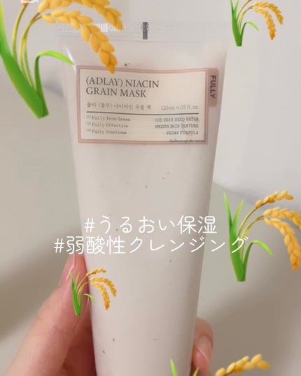 ハトムギナイアシンアミドマスクパック/FULLY/洗い流すパック・マスクを使ったクチコミ(2枚目)