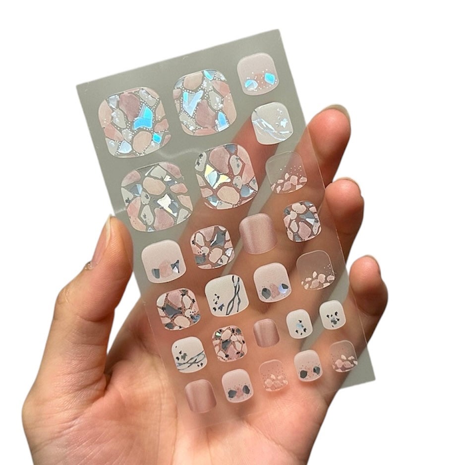 セミハードジェルネイルシール/and us/ネイルシールを使ったクチコミ(5枚目)