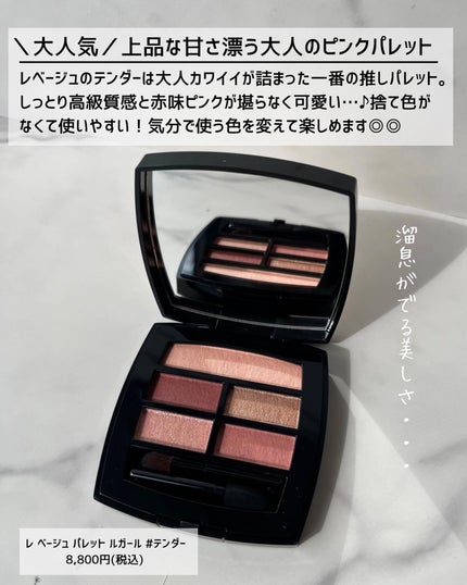 レ ベージュ パレット ルガール/CHANEL/アイシャドウパレットを使ったクチコミ(2枚目)