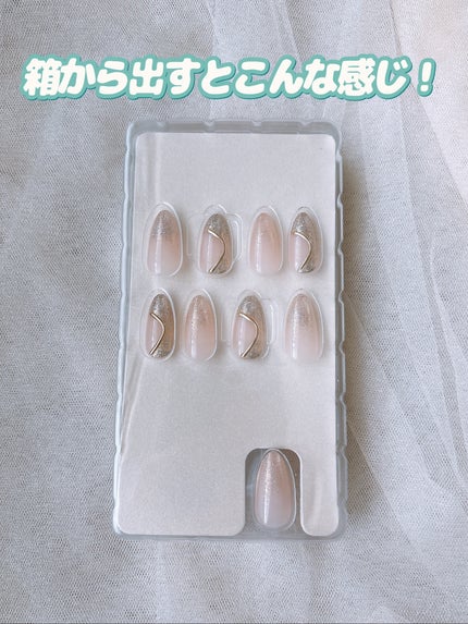 フィットするネイルチップ/3COINS/ネイルチップ・パーツを使ったクチコミ(5枚目)