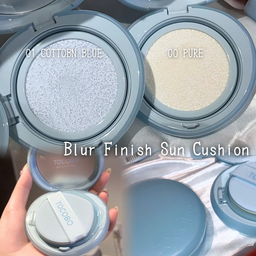 ブラーフィニッシュサンクッション/TOCOBO/日焼け止めパウダーを使ったクチコミ（3枚目）