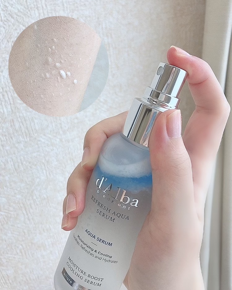 ホワイトトリュフリフレッシュアクアセラム/ダルバ/ミスト状化粧水を使ったクチコミ（3枚目）