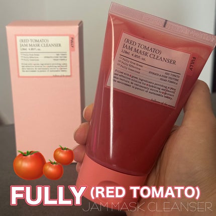 レッドトマトジャムマスククレンザー/FULLY/洗顔フォームを使ったクチコミ(1枚目)